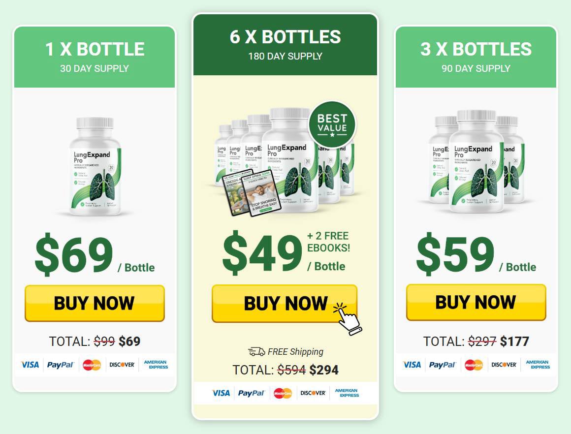 Order LungExpand Pro best pricing